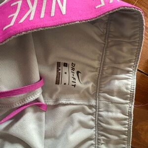 Nike Dri-FIT Pink and Gray Athletic Shorts